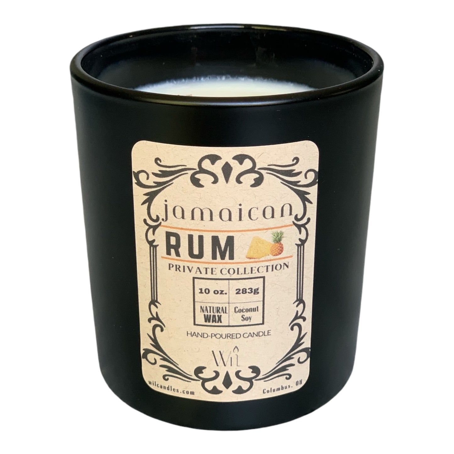 Jamaican Rum Candle | Whiskey Scent by Wil Candles