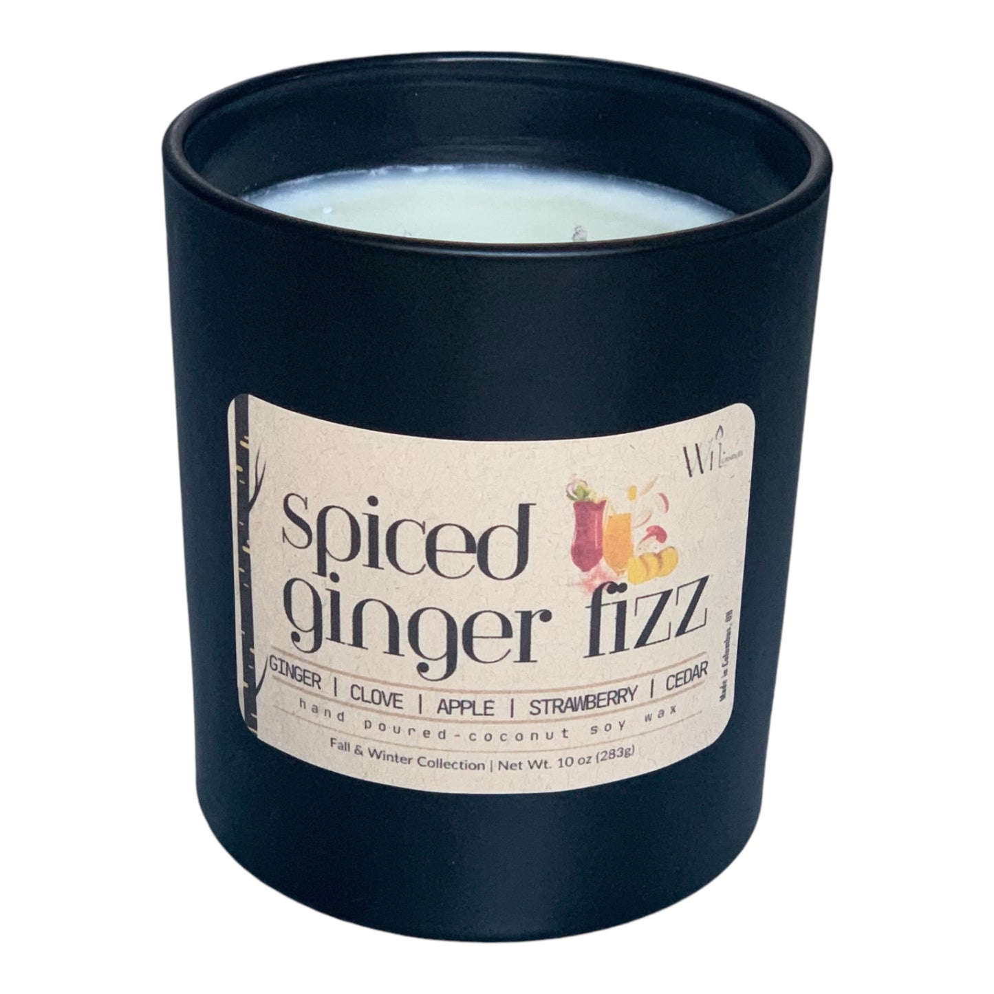 Spiced Ginger Fizz Candle | Fall & Winter Scent by Wil Candles