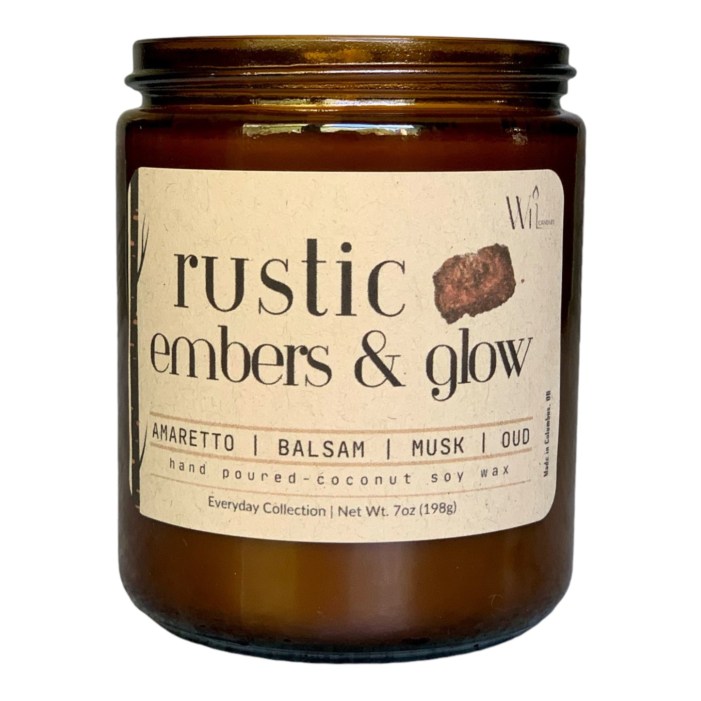 Rustic Embers & Glow Candle | Everyday Scent by Wil Candles