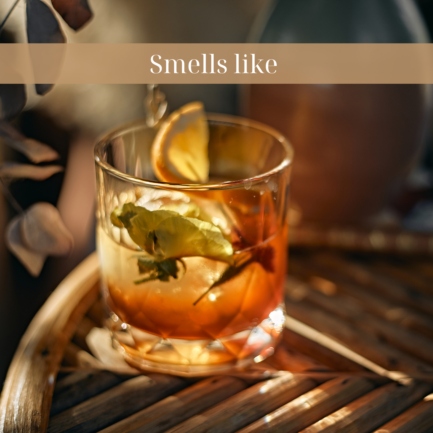 Spiced Peach Scotch Candle | Whiskey Scent by Wil Candles