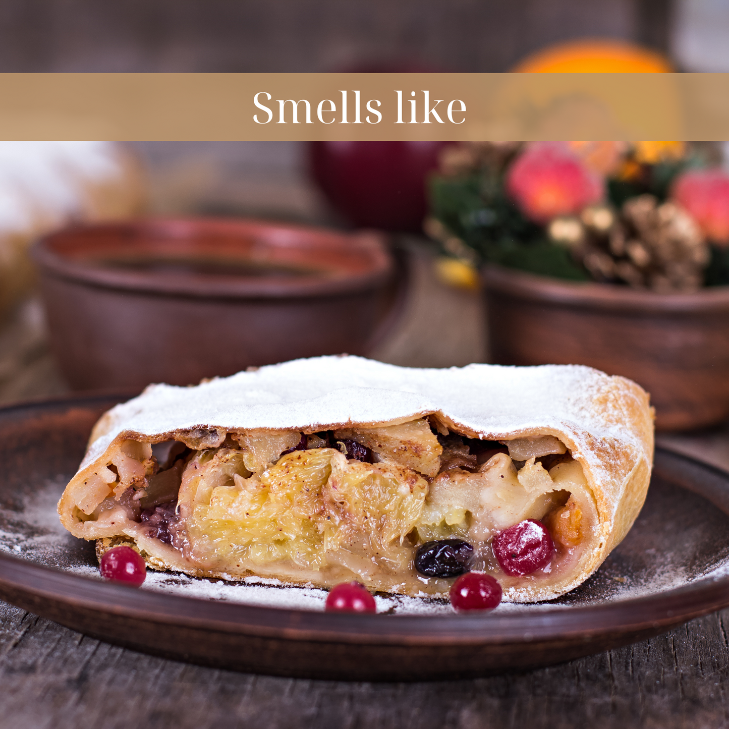 Apple Strudel Candle | Fall & Winter, Holiday Scent by Wil Candles