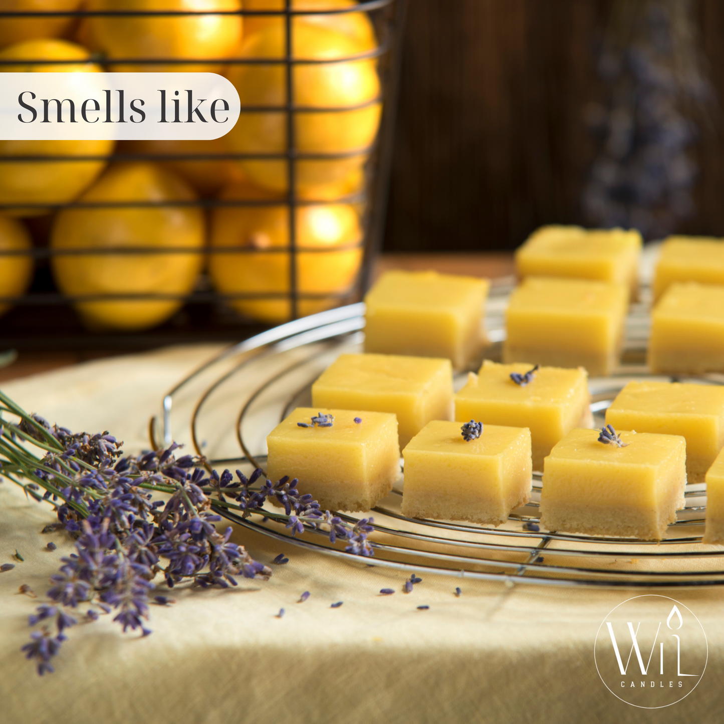 Lavender and Lemon Wax Melt | Everyday, Fresh Scent by Wil Candles