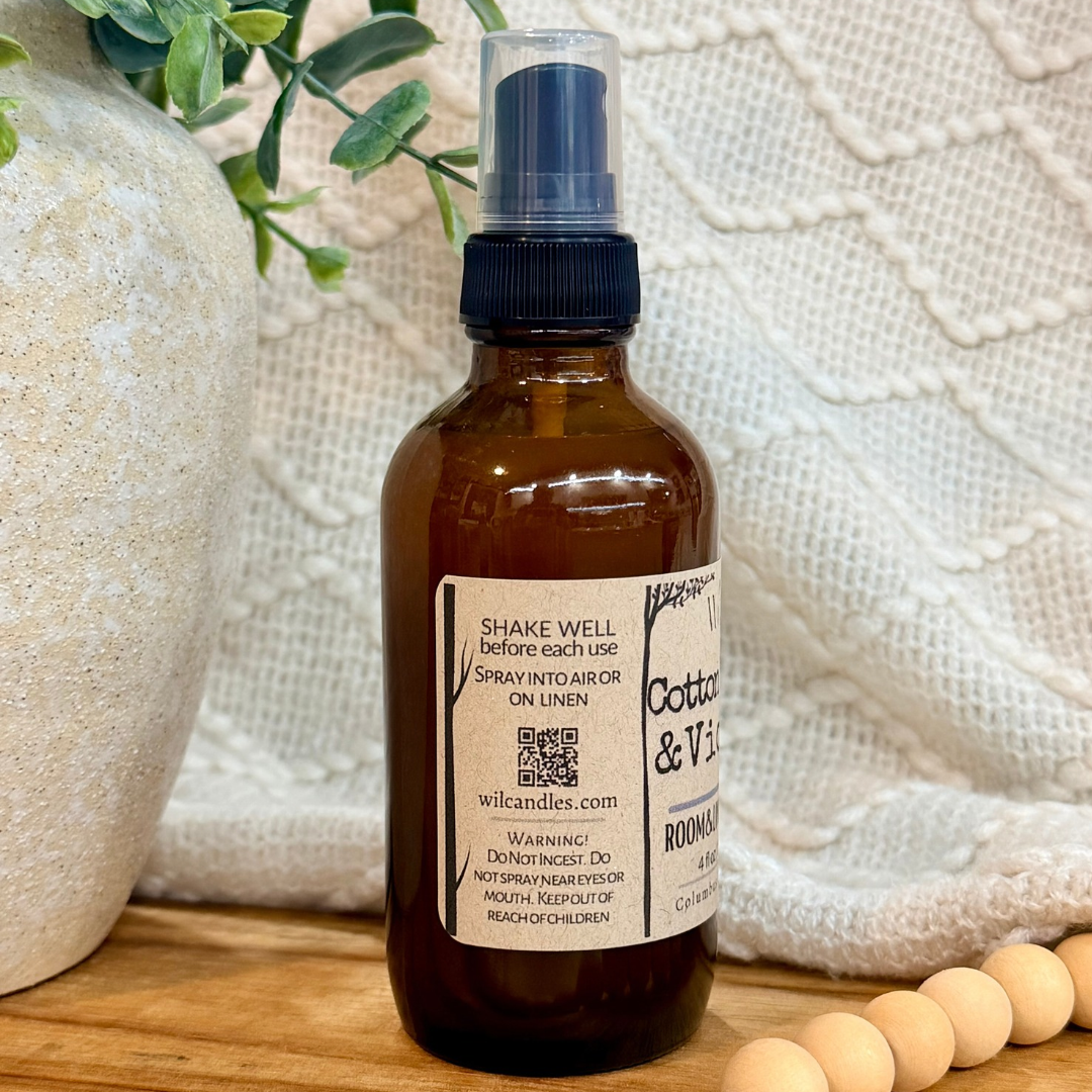Cotton Linen and Violet | Room & Linen Spray