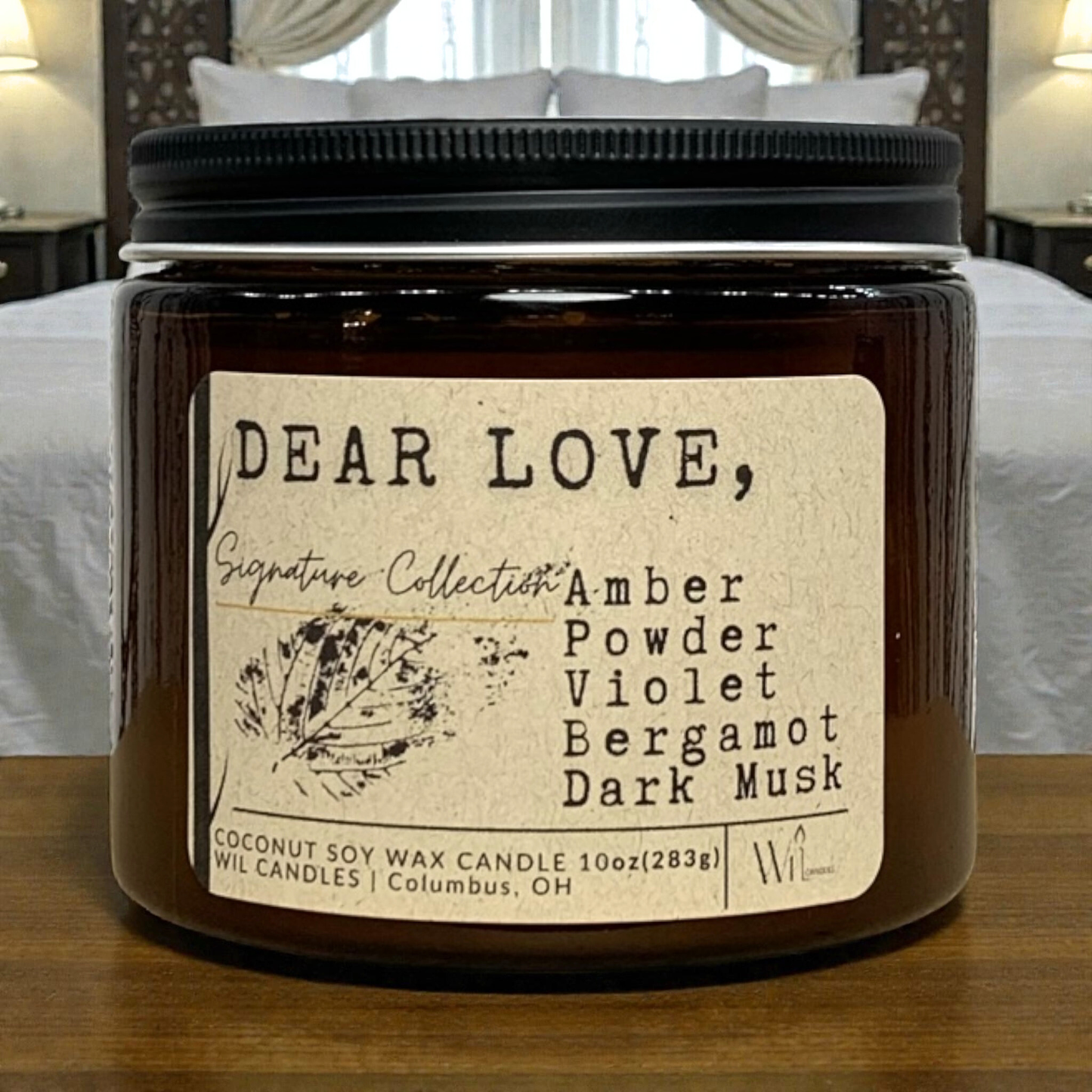 Dear Love, | Coconut Soy Wax Candle | Signature Collection
