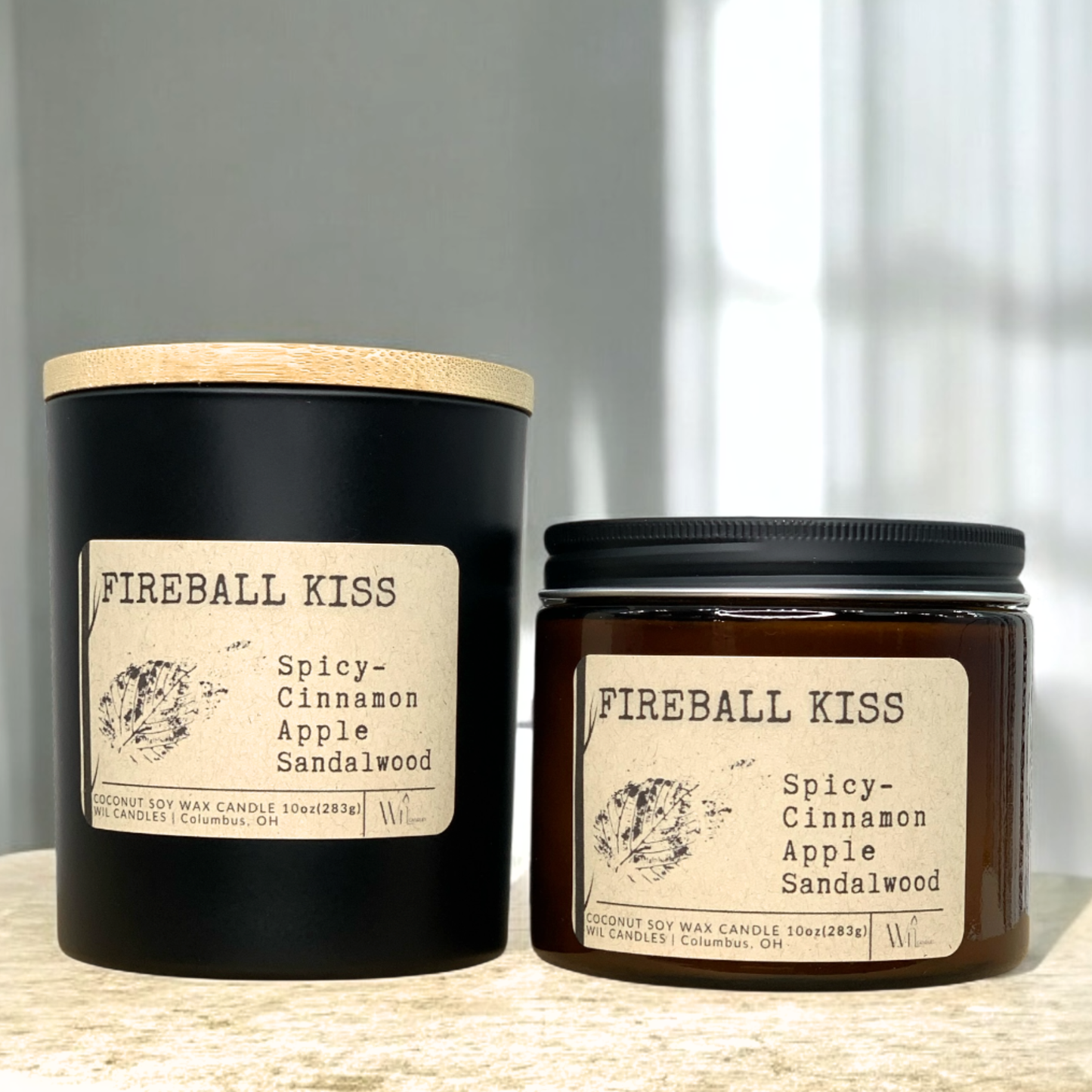 Fireball Kiss | Coconut Soy Wax Candle