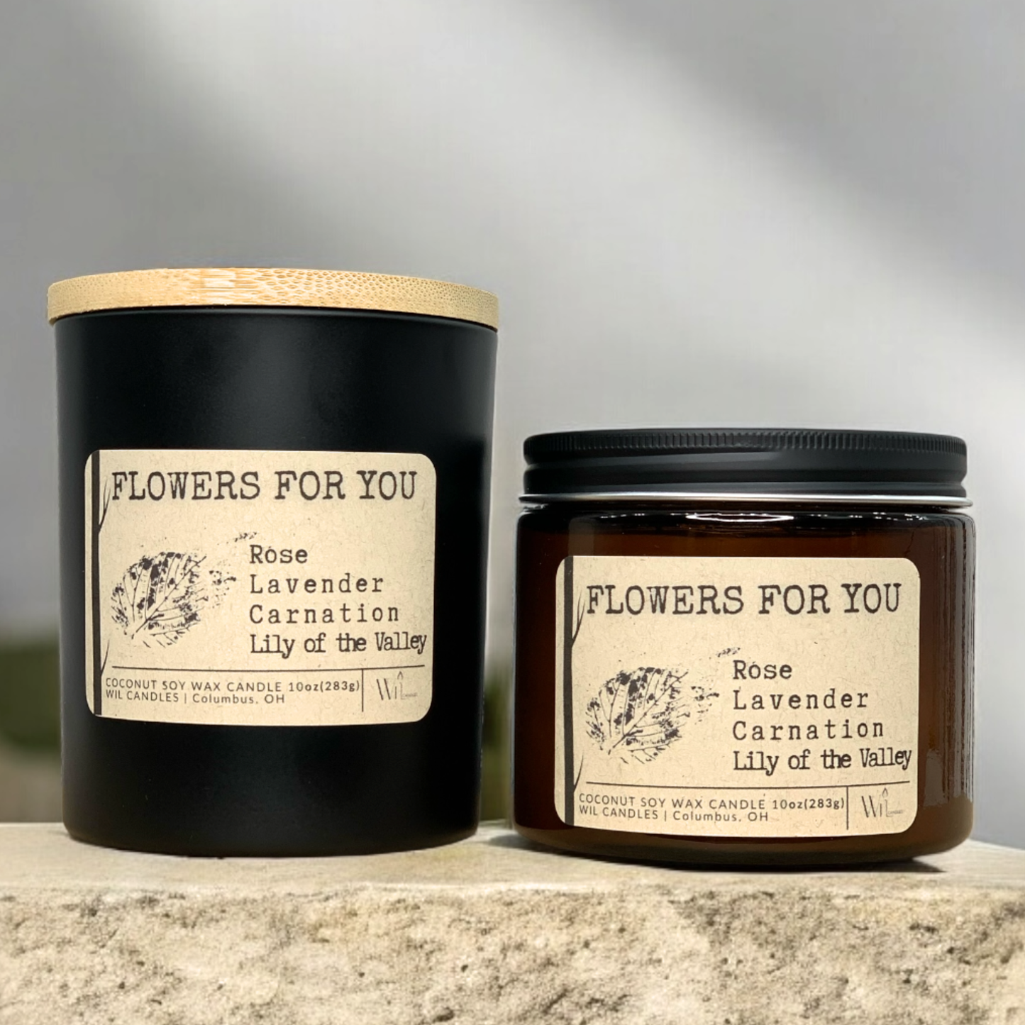 Flowers For You | Coconut Soy Wax Candle