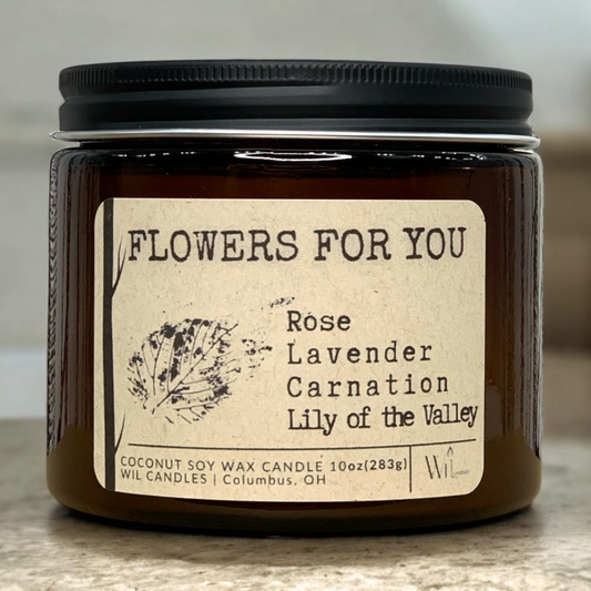 Flowers For You | Coconut Soy Wax Candle