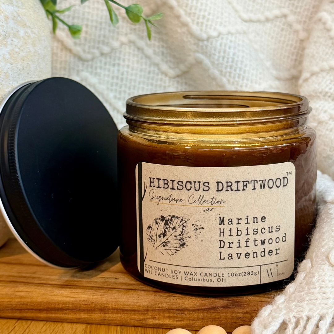 Hibiscus Driftwood | Coconut Soy Wax Candle