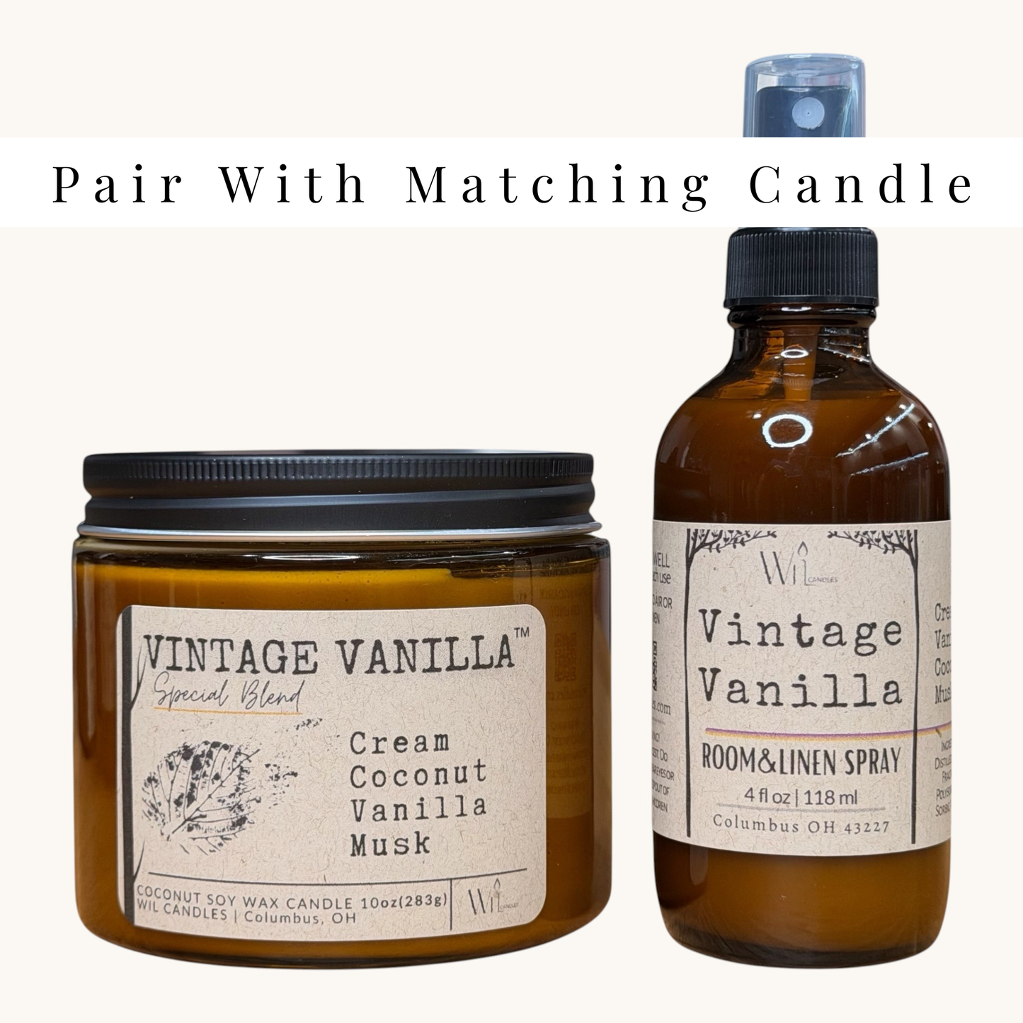 Vintage Vanilla Room & Linen Spray