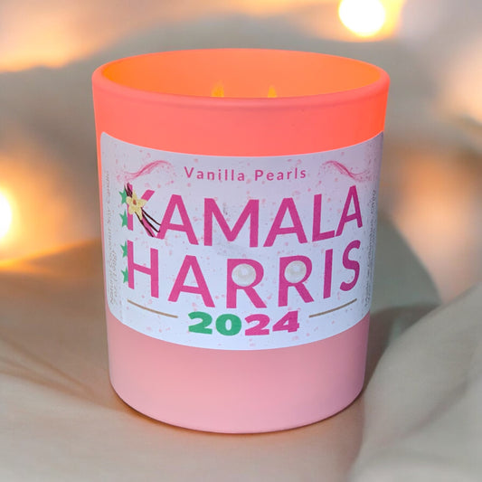 Kamala Harris Sorority Theme Candles 2024