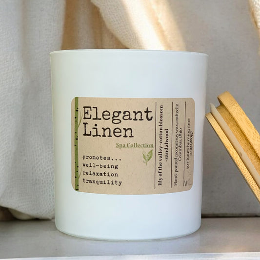 Elegant Linen | Aromatherapy Spa Candle