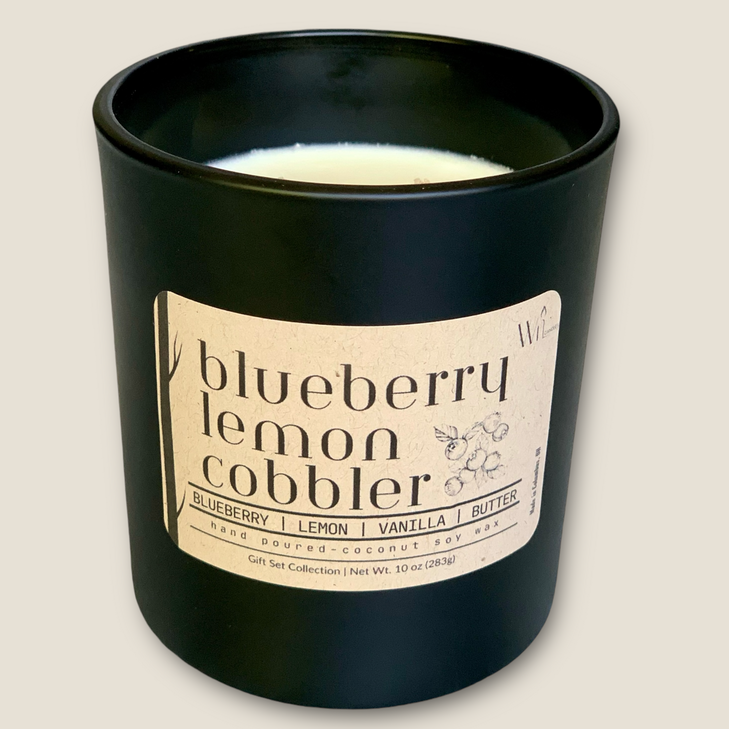 Blueberry Lemon Cobbler Candle | Everyday, Spring & Summer Scent by Wil Candles