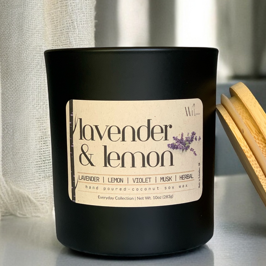 Lavender and Lemon Candle | Everyday, Fresh, Spring & Summer Scent by Wil Candles