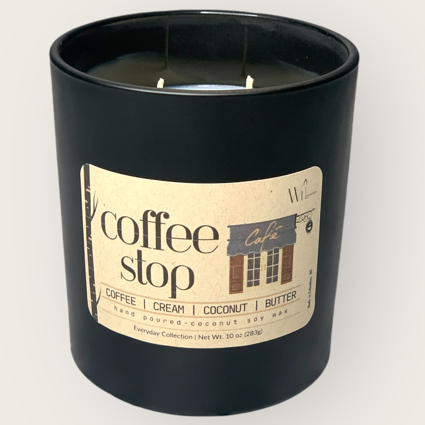 Coffee Stop Cafe Candle | Everyday, Custom Scent by Wil Candles