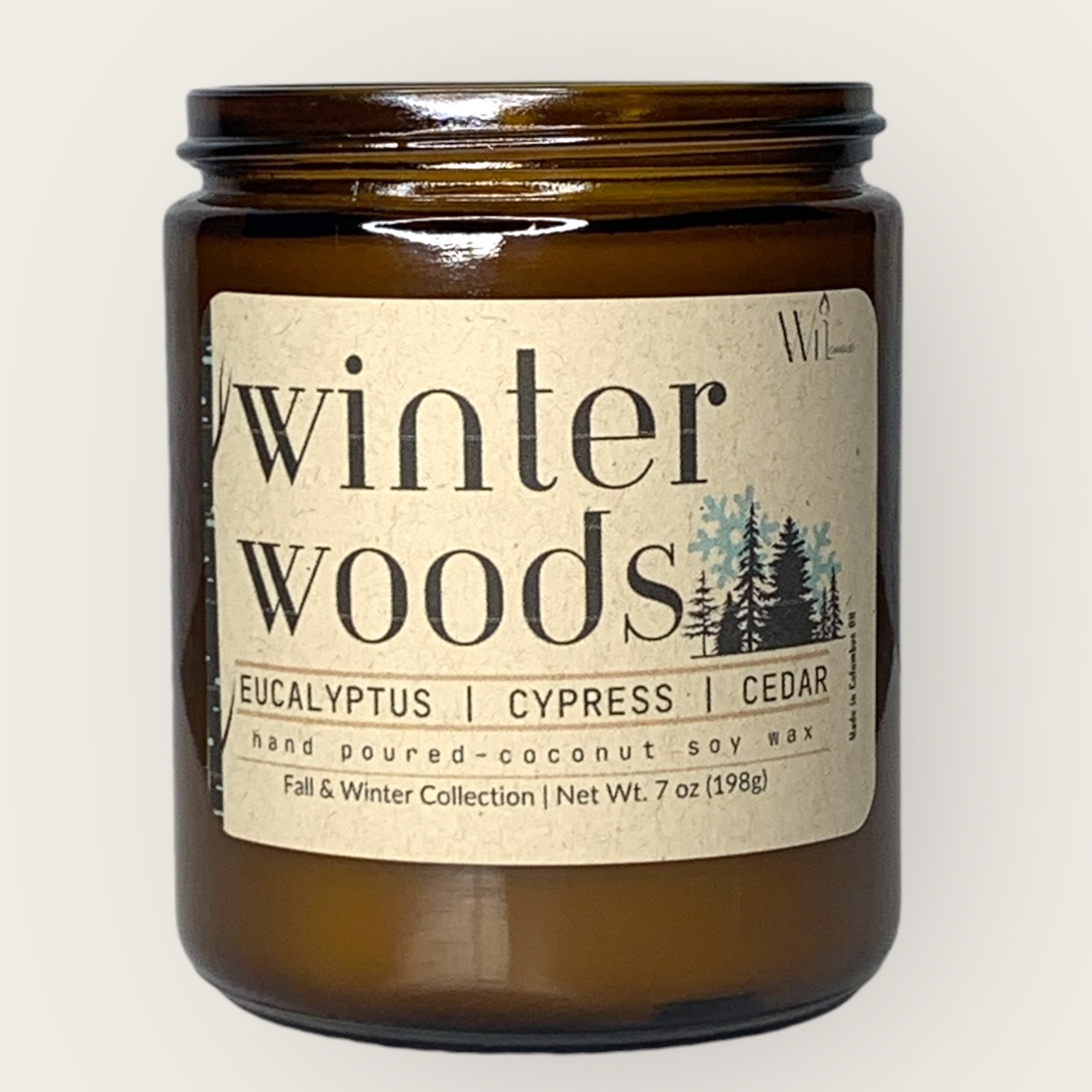 Winter Woods Candle | Fall & Winter, Holiday Scent by Wil Candles