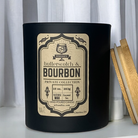 Butterscotch & Bourbon Candle | Whiskey Scent by Wil Candles