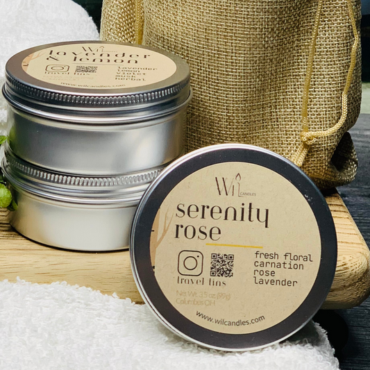 Candle Tins | Serenity Rose Scent