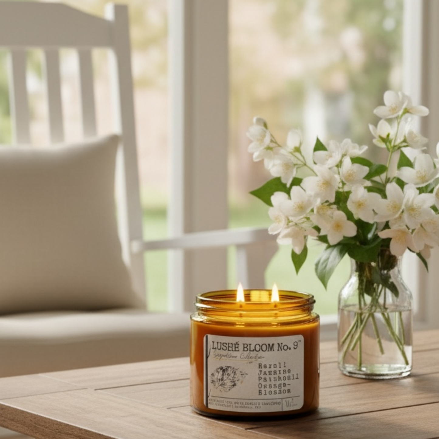 Lushé Bloom No. 9 | Coconut Soy Wax Candle