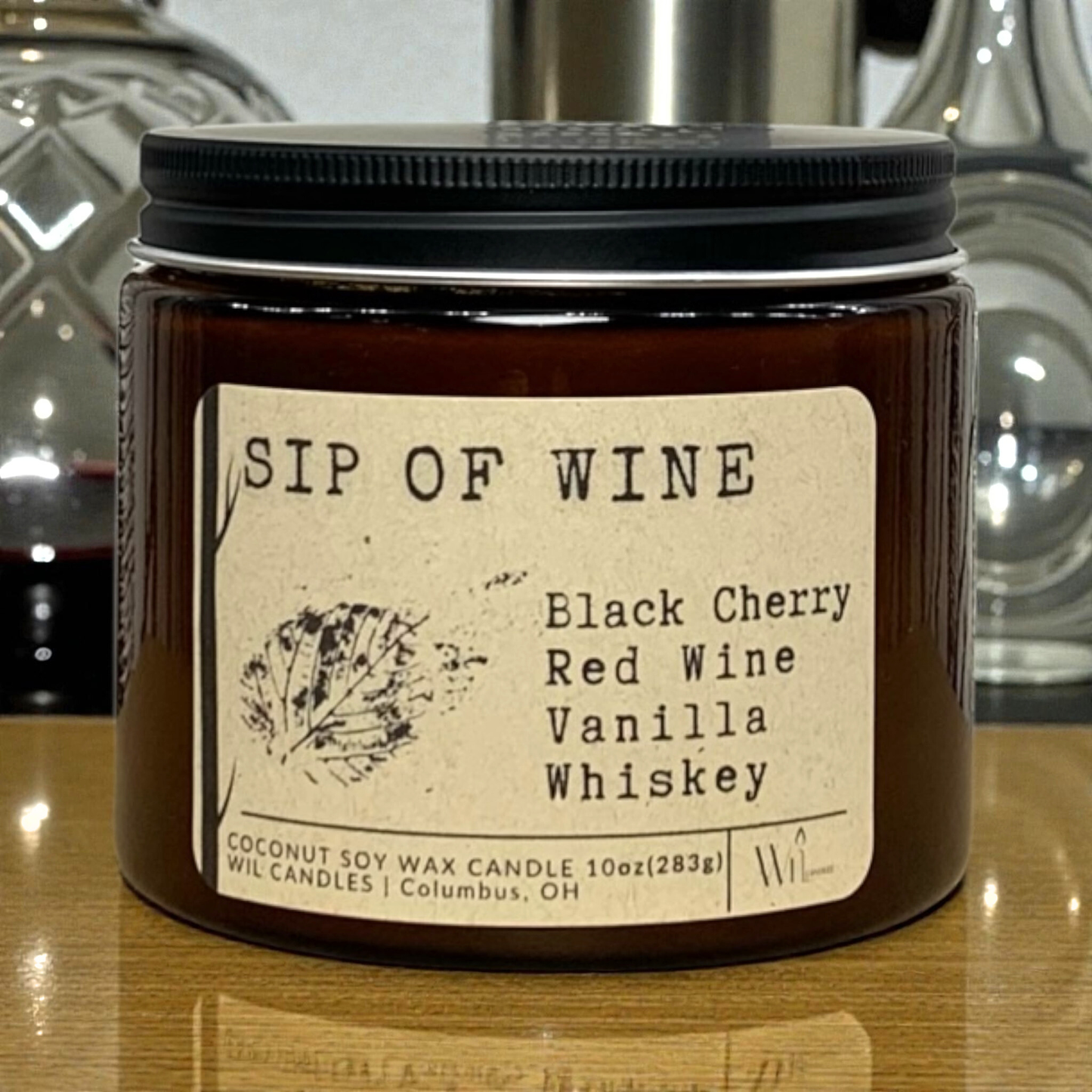 Sip Of Wine | Coconut Soy Wax Candle | Signature Collection