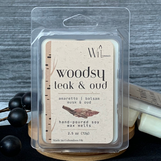 Wax Melt | Woodsy Teak & Oud Scent