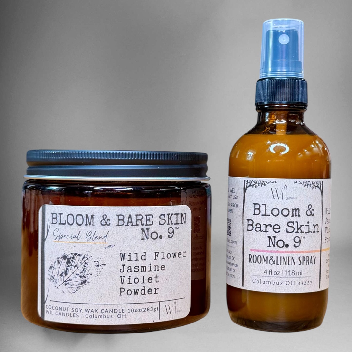 Bloom & Bare Skin No. 9 | Coconut Soy Wax Candle