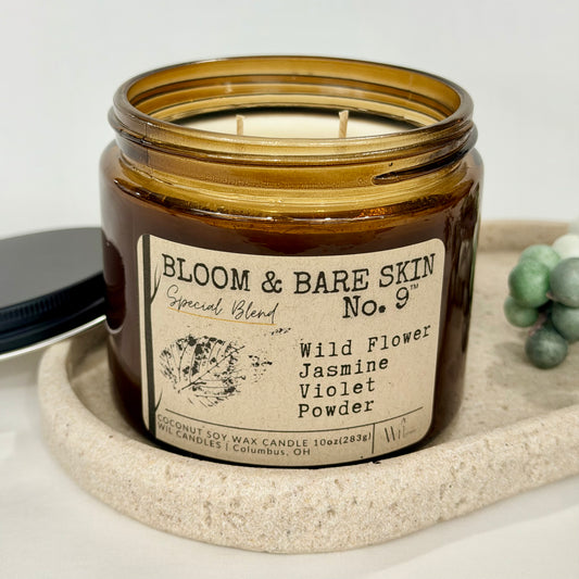 Bloom & Bare Skin No. 9 | Coconut Soy Wax Candle