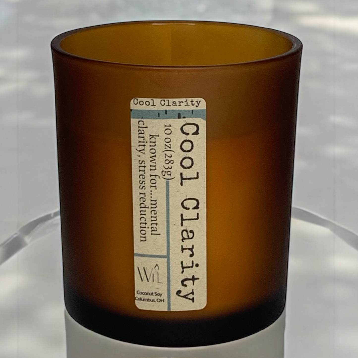 Cool Clarity Candle | Aromatherapy Spa, Custom Scent by Wil Candles