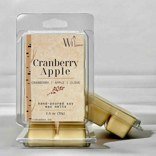 Cranberry Apple Wax Melt | Everyday, Fall & Winter, Holiday Scent by Wil Candles