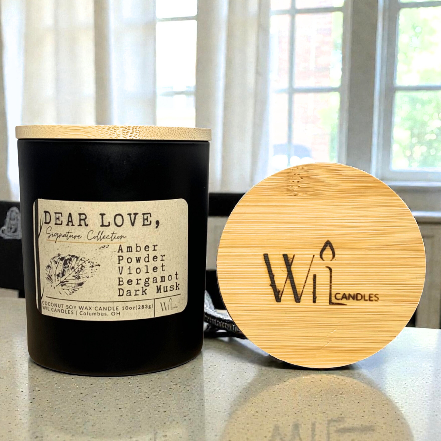 Dear Love, | Coconut Soy Wax Candle | Signature Collection