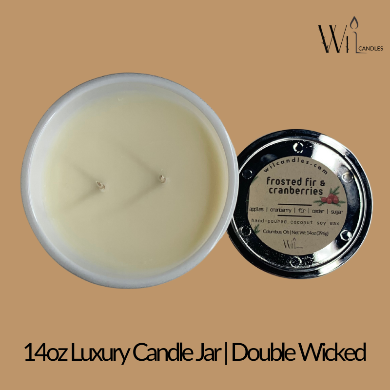 Frosted Fir Cranberries Candle | Luxury Fall & Winter, Holiday Scent by Wil Candles | Limited Edition