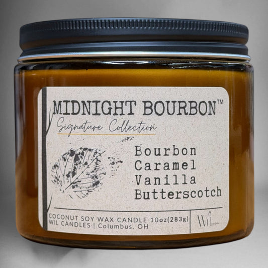 Midnight Bourbon | Coconut Soy Wax Candle | Signature Collection