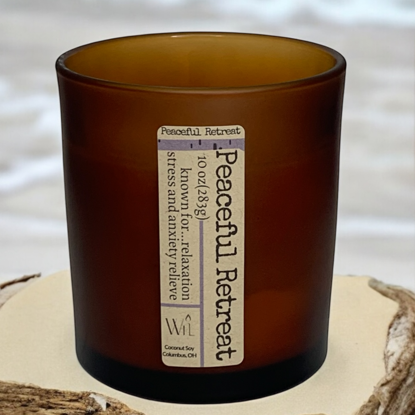 Peaceful Retreat Candle | Aromatherapy Spa Scent by Wil Candles