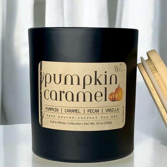 Pumpkin Caramel Candle | Fall & Winter, Holiday Scent by Wil Candles