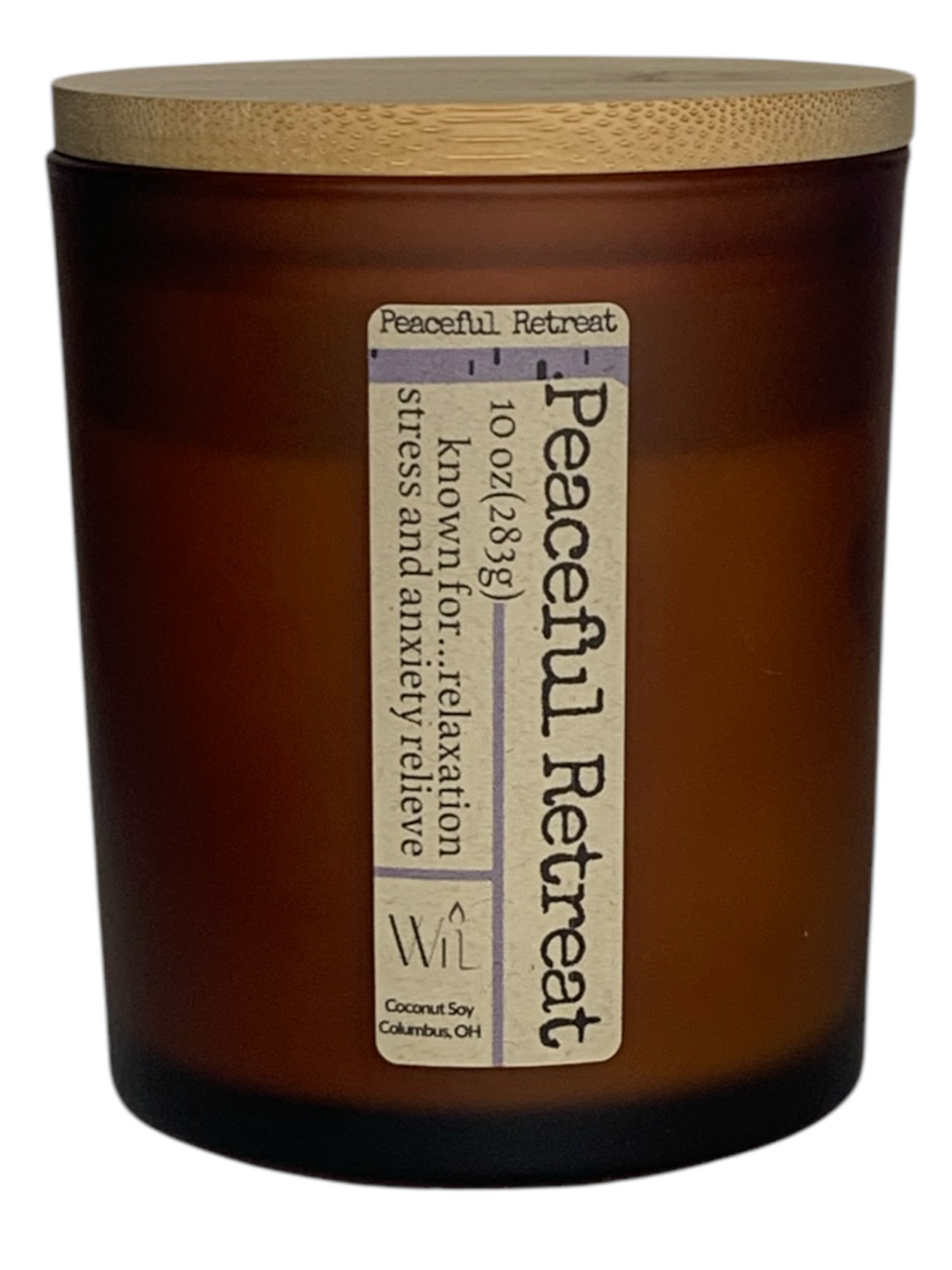 Peaceful Retreat Candle | Aromatherapy Spa Scent by Wil Candles