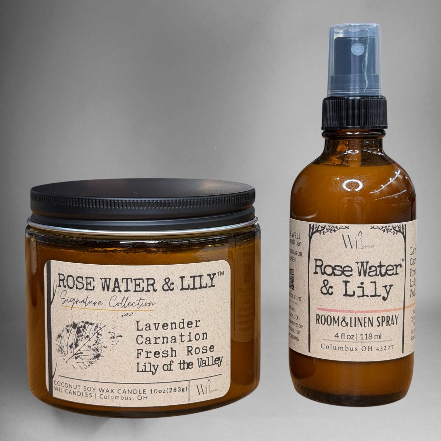 Rose Water & Lily | Room & Linen Spray