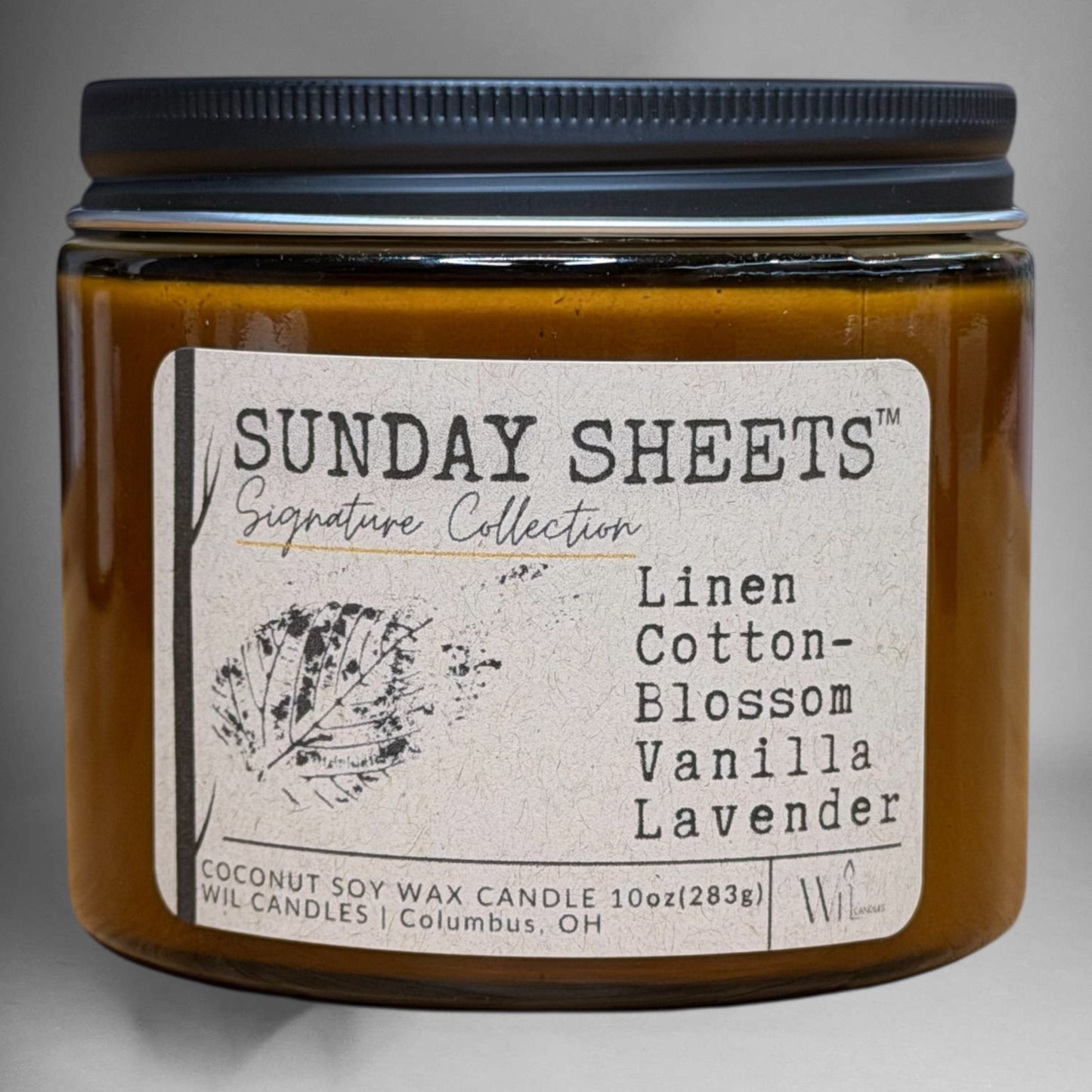 Sunday Sheets | Coconut Soy Wax Candle
